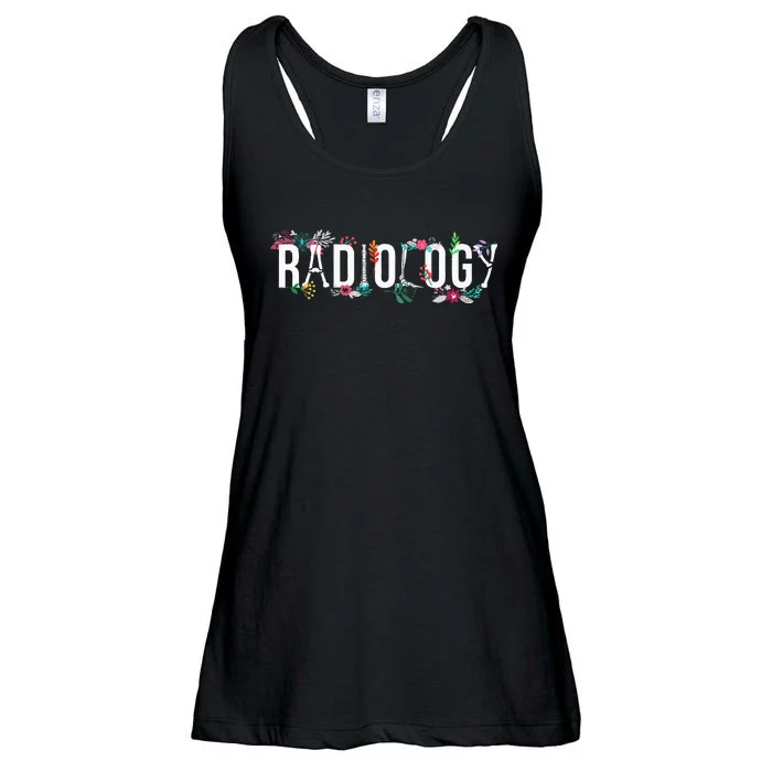 Radiology Technologist Flowers Rad Tech Ladies Essential Flowy Tank