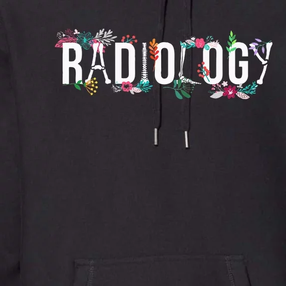 Radiology Technologist Flowers Rad Tech Premium Hoodie