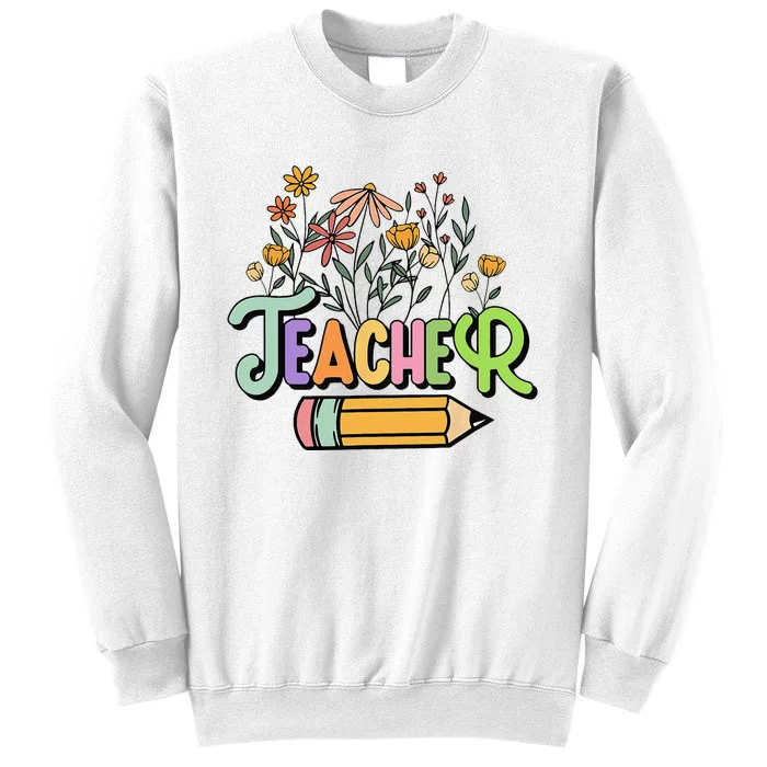 Retro Teache for  Best Teacher Gifts Sweatshirt