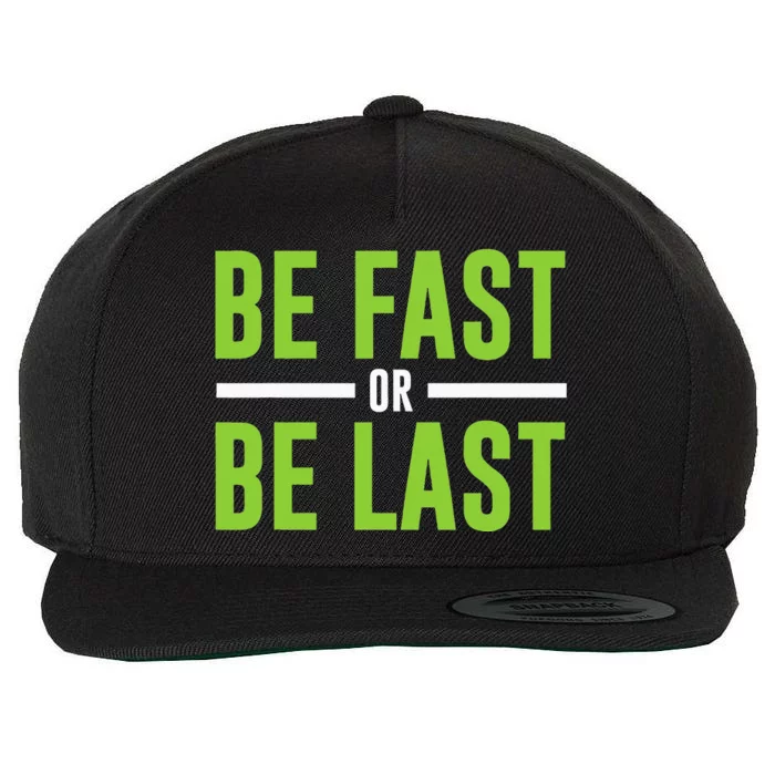 Running Track & Field Runner Motivational Training Wool Snapback Cap