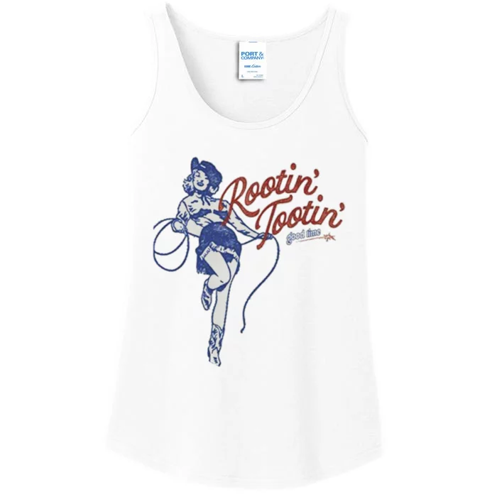 Rootin Tootin Good Time Ladies Essential Tank