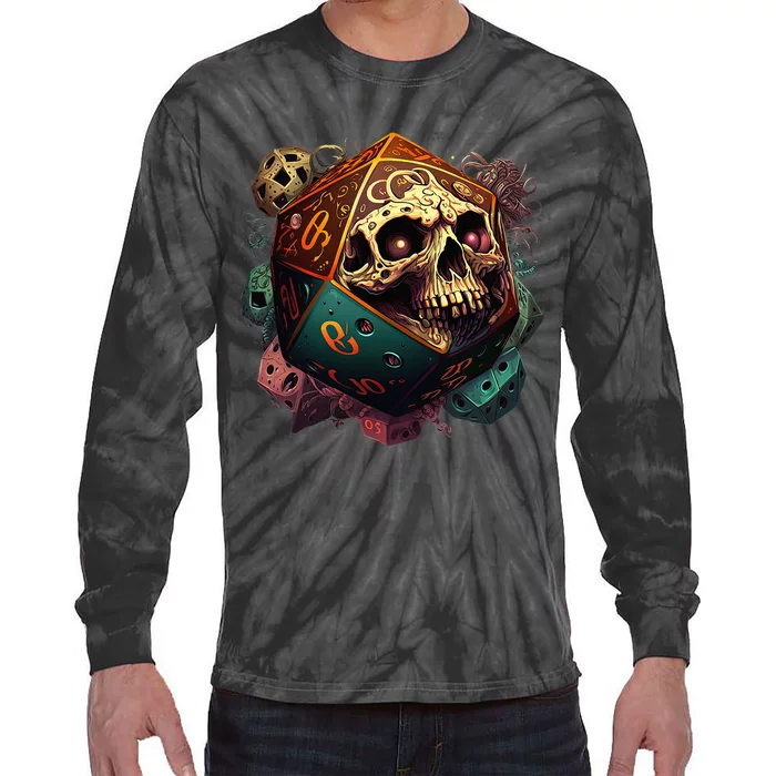 RPG Tabletop Gaming DM Role Player Tie-Dye Long Sleeve Shirt