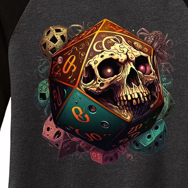 RPG Tabletop Gaming DM Role Player Women's Tri-Blend 3/4-Sleeve Raglan Shirt