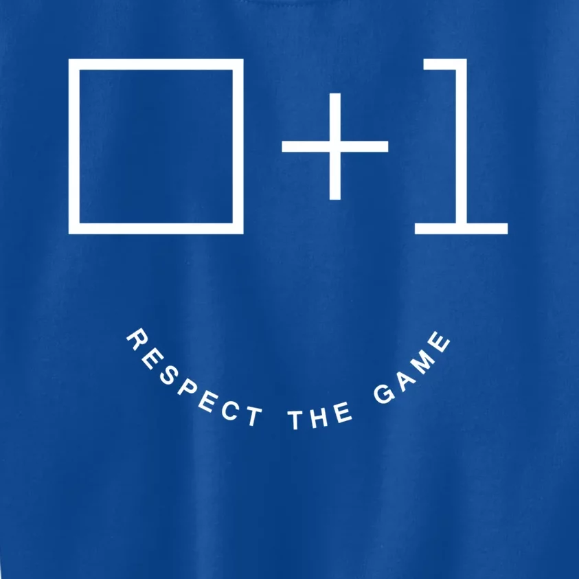 Respect The Game Box 1 Saying For Cool Basketball Fans Funny Gift Great Gift Kids Sweatshirt