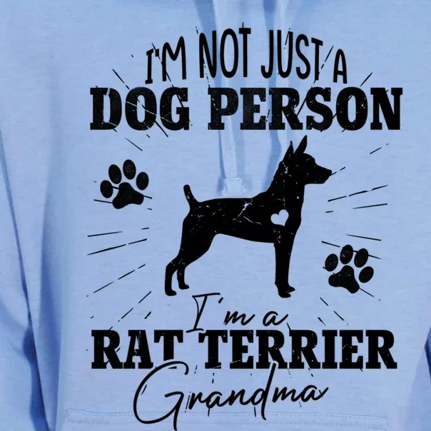 Rat Terrier Grandma Dog Funny Gift Dog Mom Lover Mother Day Gift Unisex Surf Hoodie