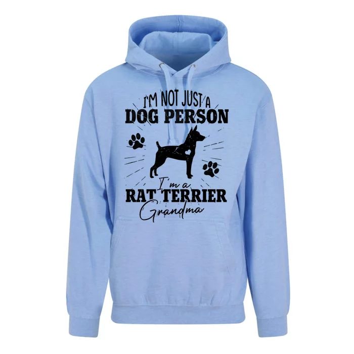 Rat Terrier Grandma Dog Funny Gift Dog Mom Lover Mother Day Gift Unisex Surf Hoodie