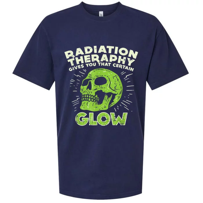 Radiation Therapy Gift Cancer Fighter Survivor Sueded Cloud Jersey T-Shirt