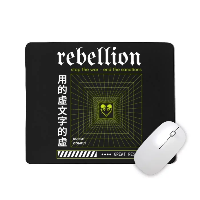 Resist The Great Reset Conservative NWO Mousepad