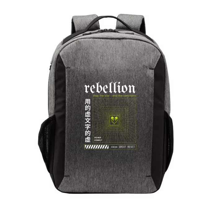 Resist The Great Reset Conservative NWO Vector Backpack