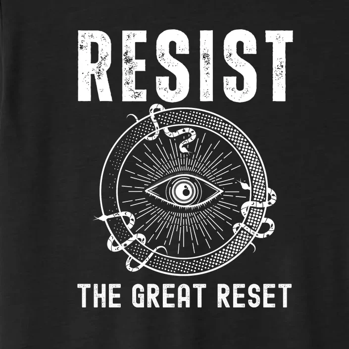 Resist The Great Reset MAGA Conservative ChromaSoft Performance T-Shirt