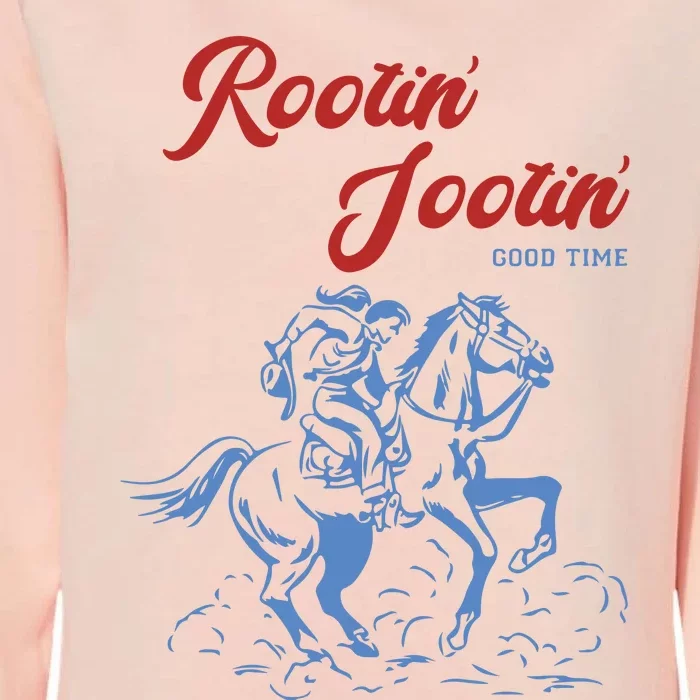 Rootin Tootin Good Time Womens California Wash Sweatshirt