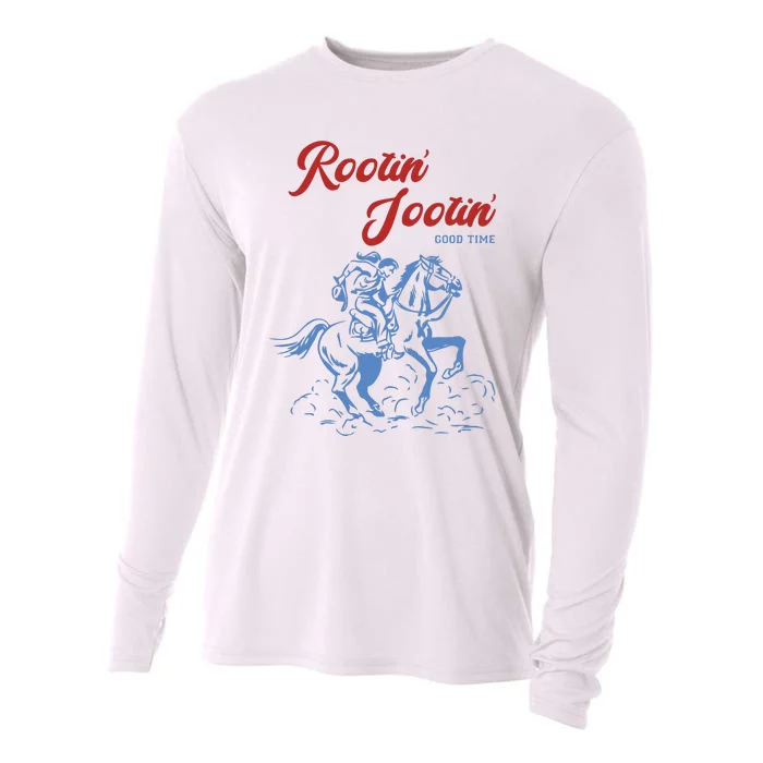 Rootin Tootin Good Time Cooling Performance Long Sleeve Crew