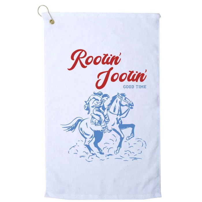 Rootin Tootin Good Time Platinum Collection Golf Towel