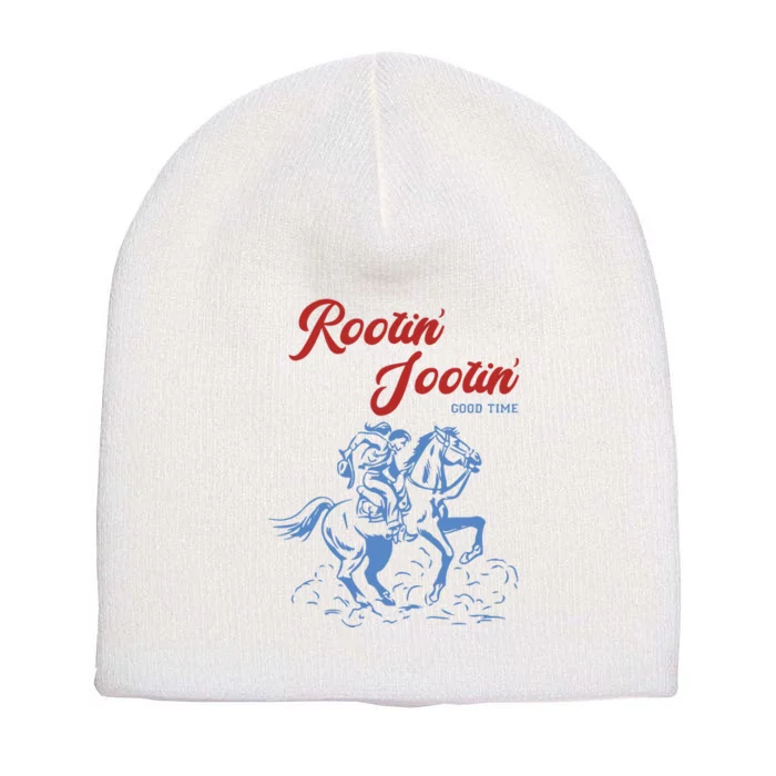 Rootin Tootin Good Time Short Acrylic Beanie