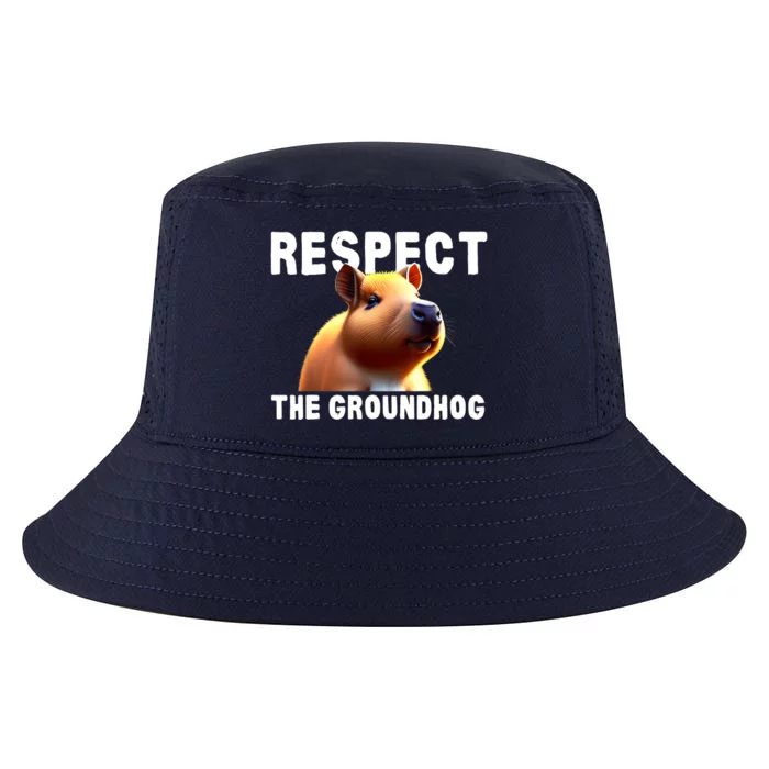 Respect The Groundhog GroundHog Day Cool Comfort Performance Bucket Hat