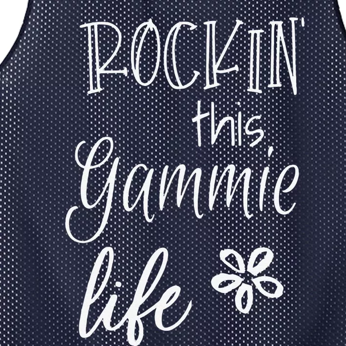 Rockin This Gammie Life Special Grandma Mesh Reversible Basketball Jersey Tank