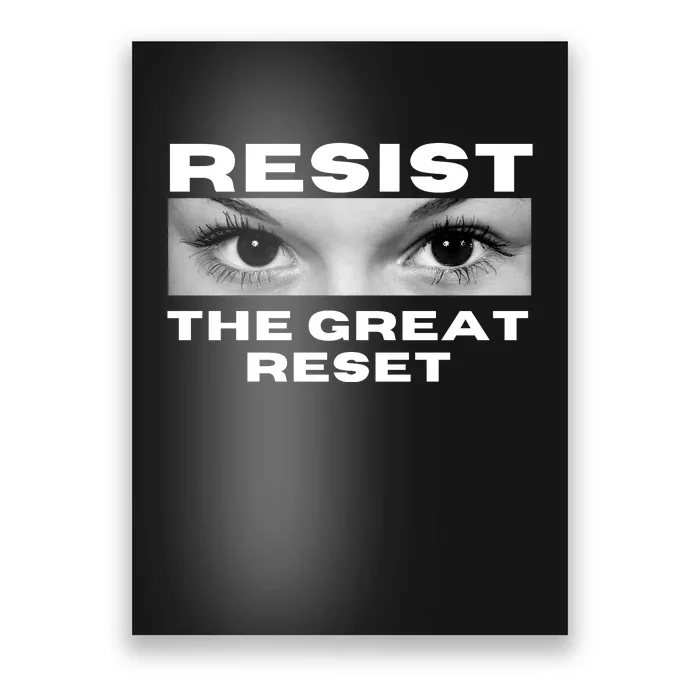 Resist The Great Reset MAGA Conservative Poster