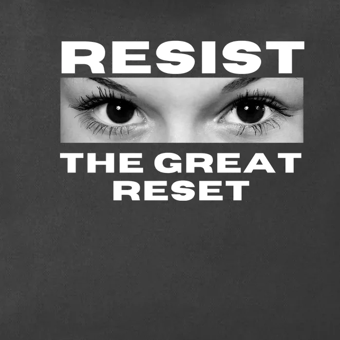 Resist The Great Reset MAGA Conservative Zip Tote Bag