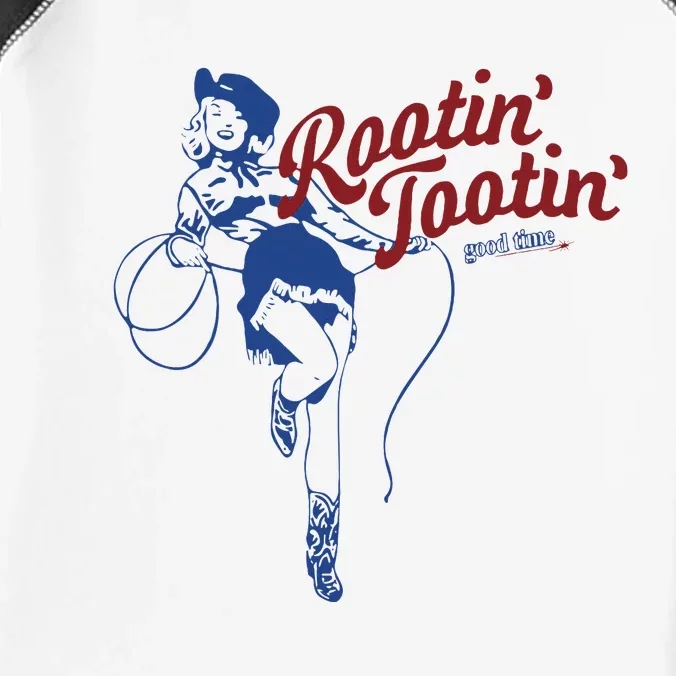 Rootin Tootin Good Time Funny Cowgirl Saying Infant Baby Jersey Bodysuit