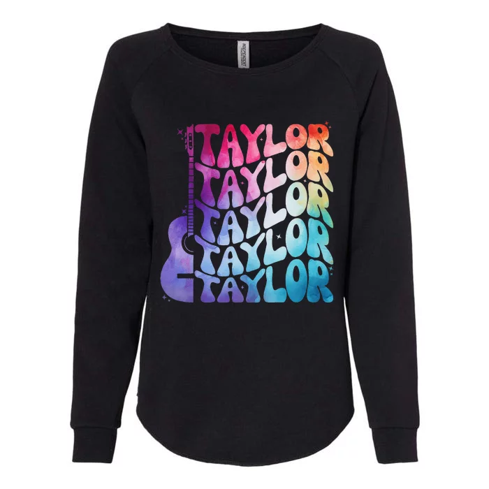 Retro Taylor Groovy 70S 80S Womens California Wash Sweatshirt