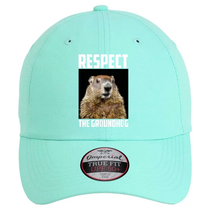 Respect The Groundhog Woodchuck Photo Ground Hog Day The Original Performance Cap