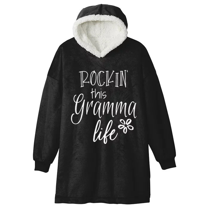 Rockin This Gramma Life Special Grandma Hooded Wearable Blanket