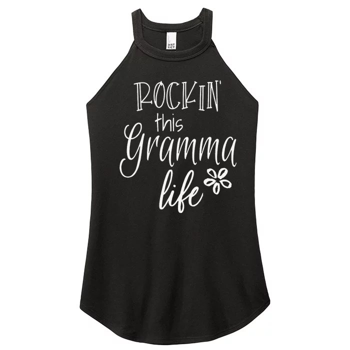 Rockin This Gramma Life Special Grandma Women’s Perfect Tri Rocker Tank