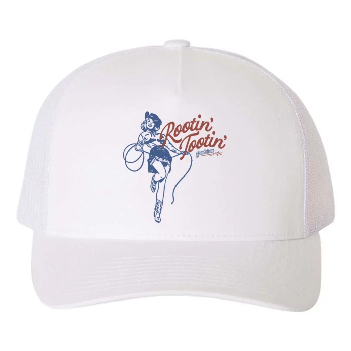 Rootin Tootin Good Time Yupoong Adult 5-Panel Trucker Hat