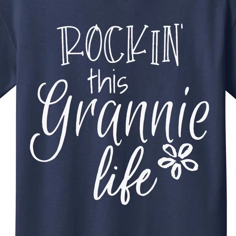 Rockin This Grannie Life Special Grandma Kids T-Shirt