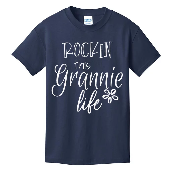 Rockin This Grannie Life Special Grandma Kids T-Shirt