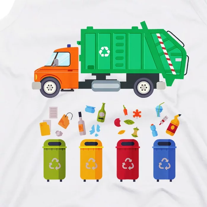 Recycling Trash Garbage Day Tank Top