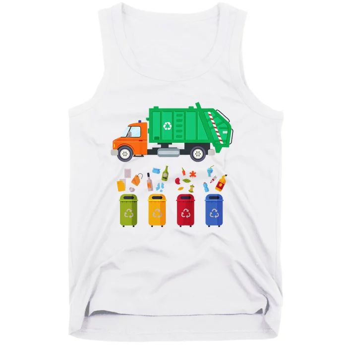 Recycling Trash Garbage Day Tank Top