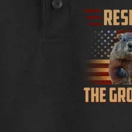 Respect The Grounding, Groundhog Day Dry Zone Grid Performance Polo