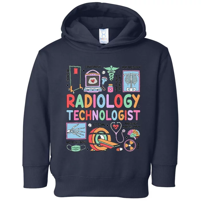 Rad Tech Gift Radiology Technologist Toddler Hoodie