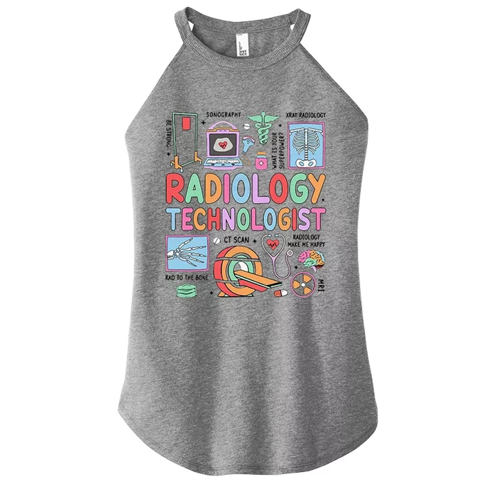 Rad Tech Gift Radiology Technologist Women’s Perfect Tri Rocker Tank