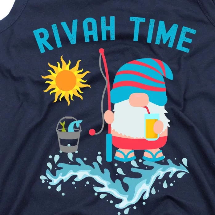 Rivah Time Gnome Fishing Tank Top