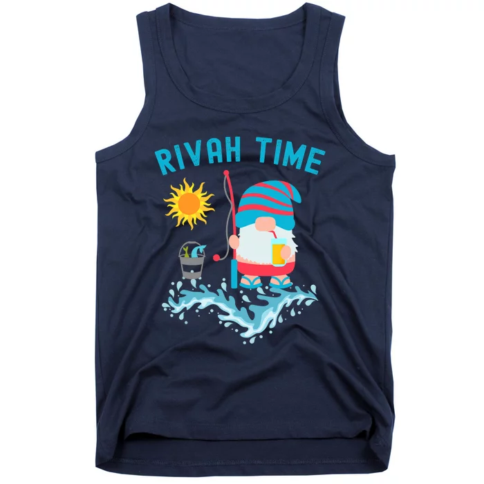 Rivah Time Gnome Fishing Tank Top