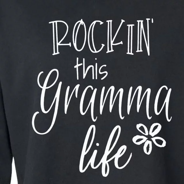 Rockin This Gramma Life Special Grandma Cropped Pullover Crew