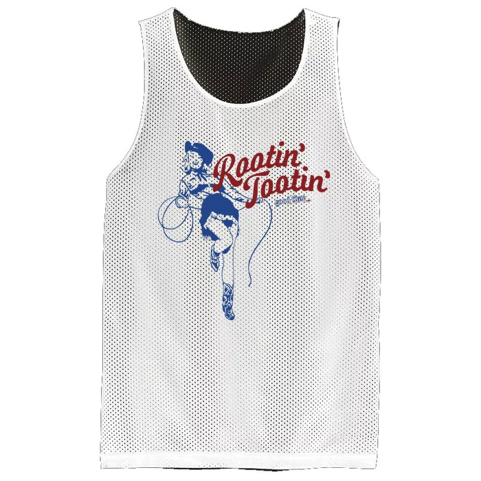 Rootin Tootin Good Time Cowgirl Funny Saying Mesh Reversible Basketball Jersey Tank