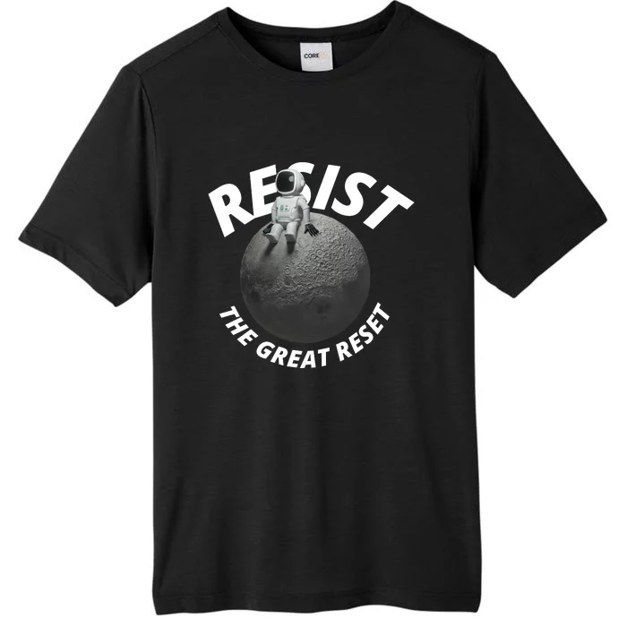 Resist The Great Reset NWO Conservative ChromaSoft Performance T-Shirt