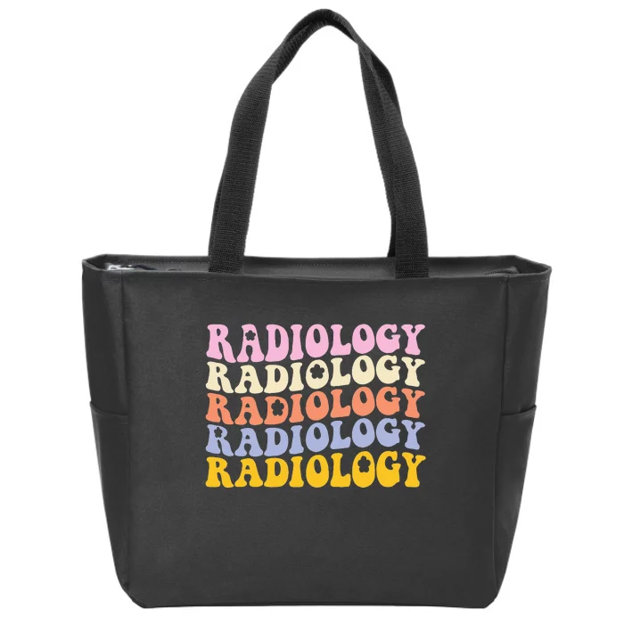 Radiology Technologist Groovy Boho Rad Tech Zip Tote Bag