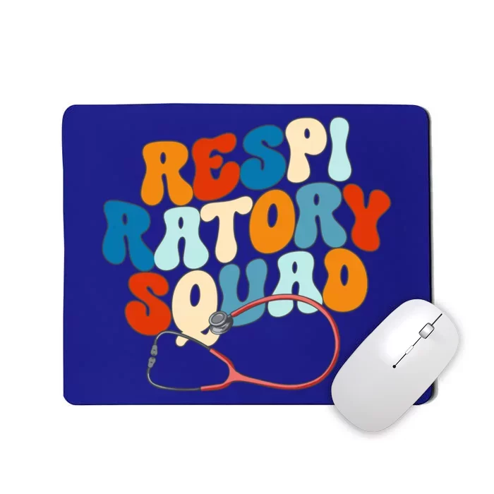 Respiratory Therapist Graphic Respiratory Squad Gift Mousepad