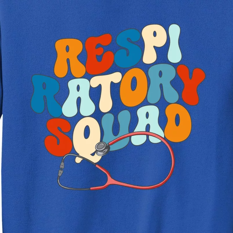 Respiratory Therapist Graphic Respiratory Squad Gift Tall Sweatshirt