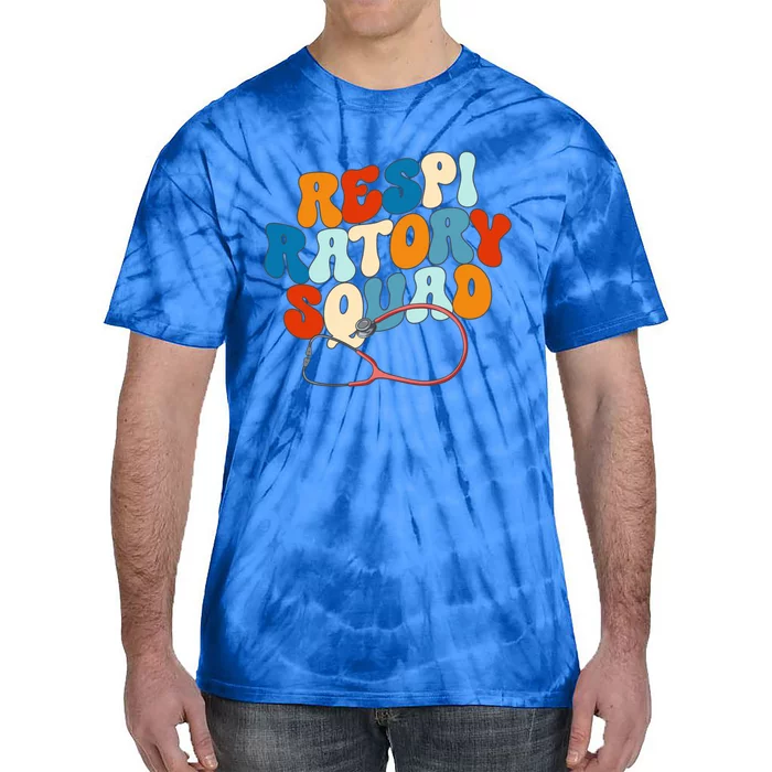 Respiratory Therapist Graphic Respiratory Squad Gift Tie-Dye T-Shirt