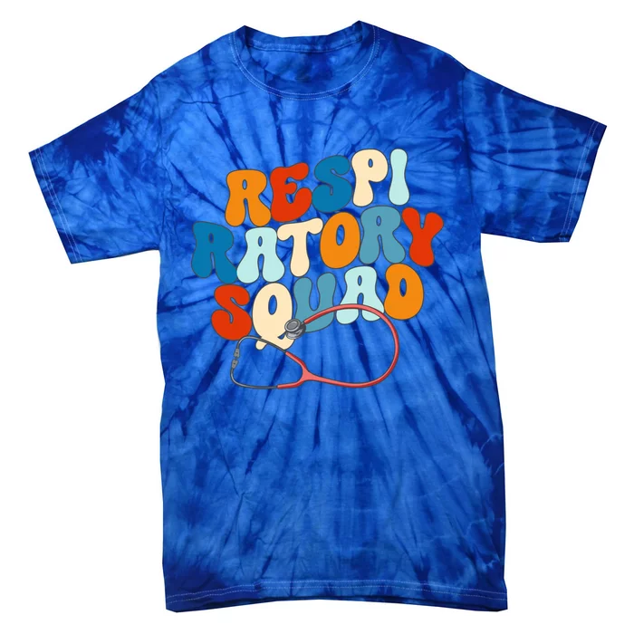 Respiratory Therapist Graphic Respiratory Squad Gift Tie-Dye T-Shirt