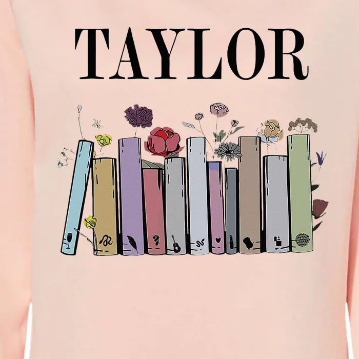 Retro Taylor Groovy 80S Personalized Girl Design Womens California Wash Sweatshirt