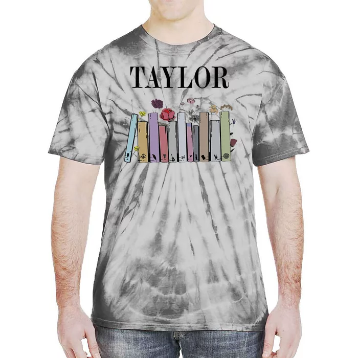 Retro Taylor Groovy 80S Personalized Girl Design Tie-Dye T-Shirt