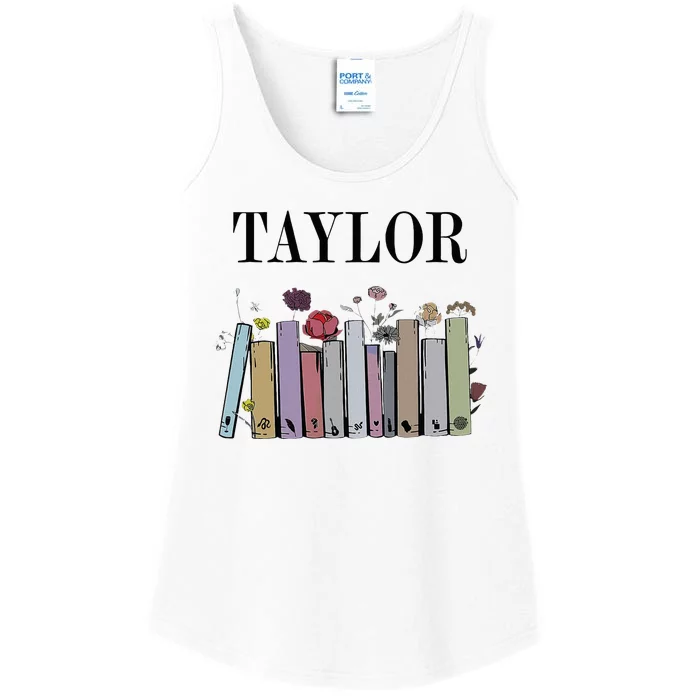 Retro Taylor Groovy 80S Personalized Girl Design Ladies Essential Tank