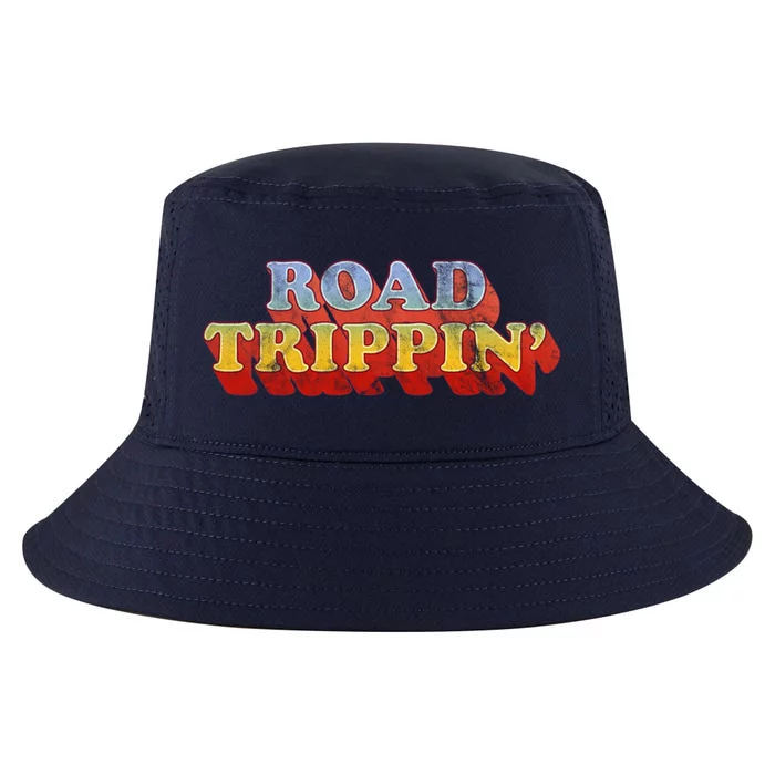 Road Trippin Great Gift Retro 70s Style Road Trip Gift Cool Comfort Performance Bucket Hat