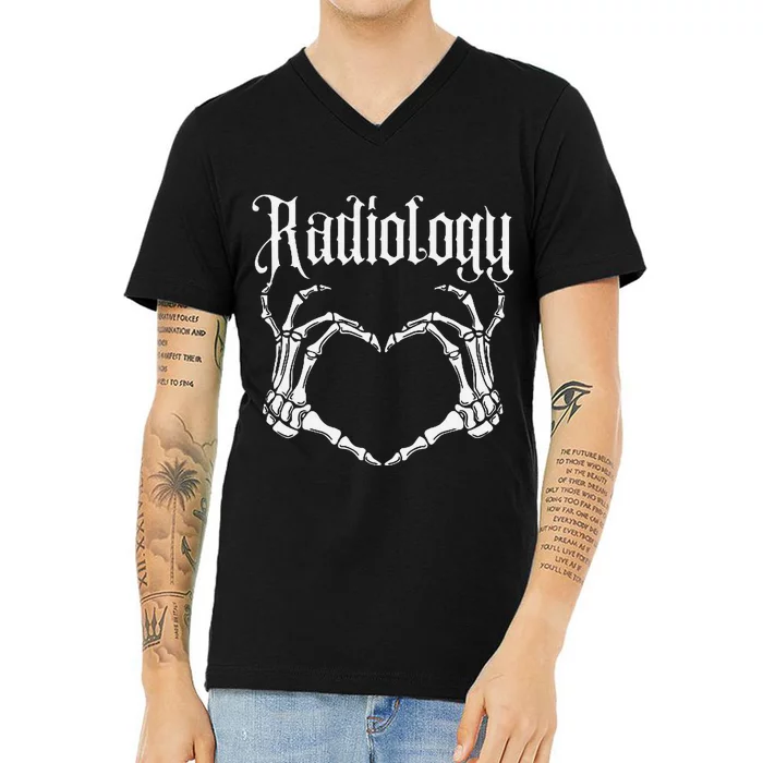 Rad TechS Have Big Hearts Radiology X Ray Funny Tech V-Neck T-Shirt